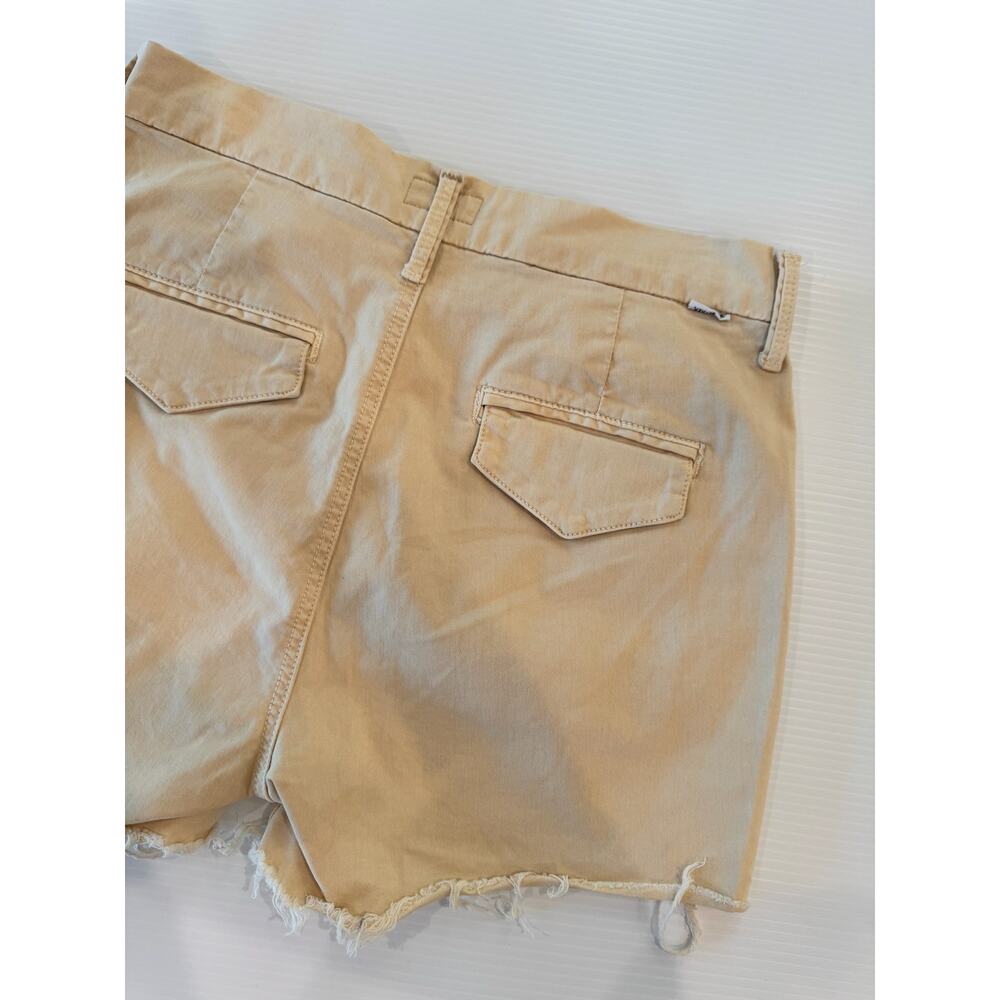 Mother The Shaker Prep Short Fray Killing Time Sesame Beige Cutoff Shorts 25 - Picture 16 of 16
